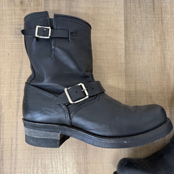 Goodyear Welted Nana Industrial Black Motorcycle Boots Men's Size 8M (see below) - Picture 9 of 14